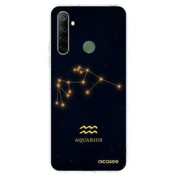 Picasee silikonska prozirna maskica za Realme 6i - AQUARIUS