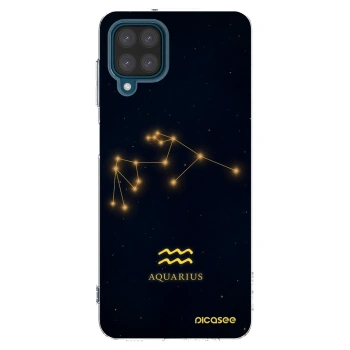Picasee silikonska prozirna maskica za Samsung Galaxy A12 A125F - AQUARIUS