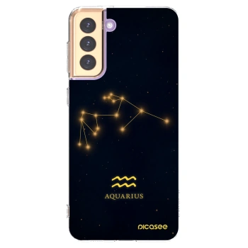Picasee silikonska prozirna maskica za Samsung Galaxy S21+ 5G G996F - AQUARIUS