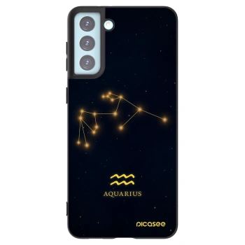 Picasee crna silikonska maskica za Samsung Galaxy S21+ 5G G996F - AQUARIUS