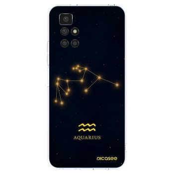 Picasee silikonska prozirna maskica za Xiaomi Redmi 10 - AQUARIUS