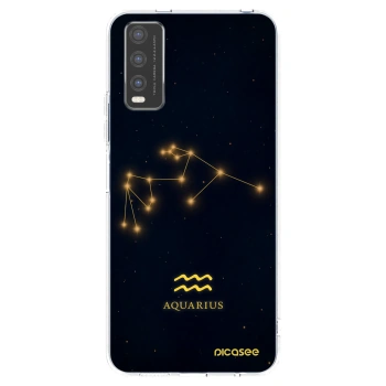 Picasee silikonska prozirna maskica za Vivo Y20s - AQUARIUS
