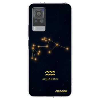 Picasee silikonska prozirna maskica za Vivo X60 Pro 5G - AQUARIUS