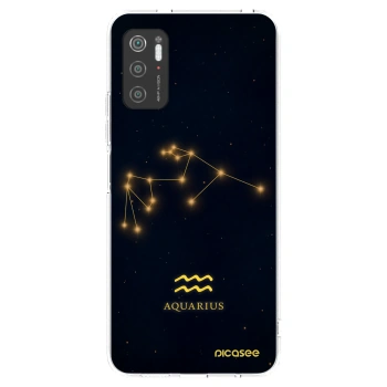 Picasee silikonska prozirna maskica za Xiaomi Poco M3 Pro 5G - AQUARIUS