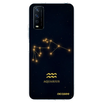 Picasee silikonska prozirna maskica za Vivo Y11s - AQUARIUS