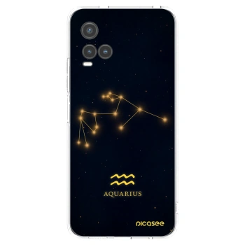 Picasee silikonska prozirna maskica za Vivo Y33s - AQUARIUS