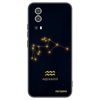 Picasee crna silikonska maskica za Vivo Y72 5G - AQUARIUS