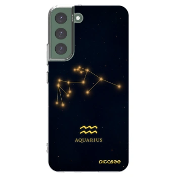 Picasee silikonska prozirna maskica za Samsung Galaxy S22+ 5G - AQUARIUS