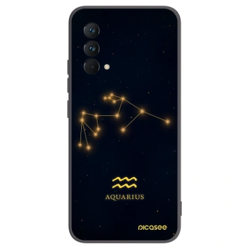Picasee crna silikonska maskica za Realme GT Master Edition 5G - AQUARIUS