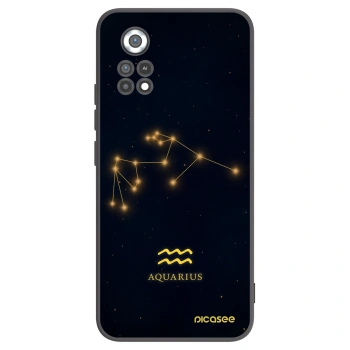 Picasee crna silikonska maskica za Xiaomi Poco X4 Pro 5G - AQUARIUS
