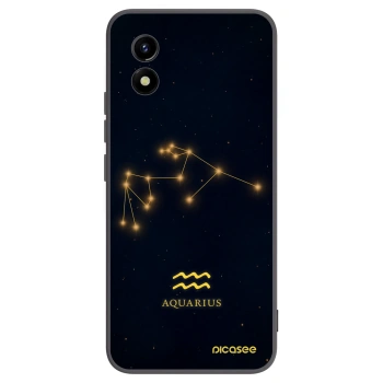 Picasee crna silikonska maskica za Vivo Y01 - AQUARIUS