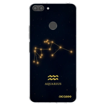 Picasee silikonska prozirna maskica za Huawei P Smart - AQUARIUS