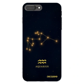 Picasee silikonska prozirna maskica za Apple iPhone 8 Plus - AQUARIUS