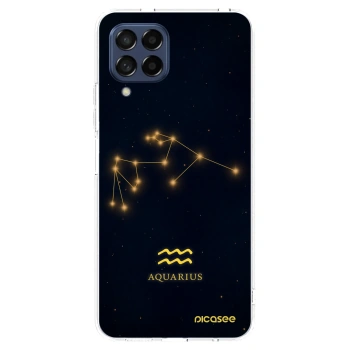 Picasee silikonska prozirna maskica za Samsung Galaxy M53 5G - AQUARIUS