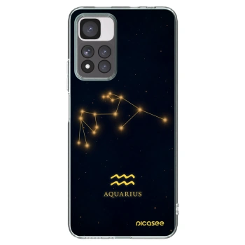 Picasee silikonska prozirna maskica za Xiaomi Redmi Note 11 Pro+ 5G - AQUARIUS