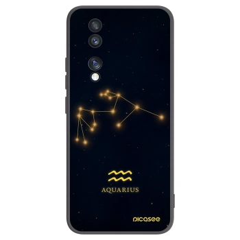 Picasee crna silikonska maskica za Honor 70 - AQUARIUS