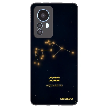 Picasee crna silikonska maskica za Xiaomi 12T Pro - AQUARIUS