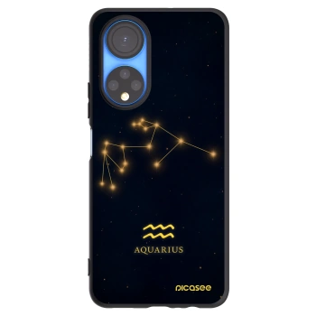 Picasee crna silikonska maskica za Honor X7 - AQUARIUS