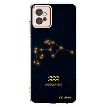 Picasee silikonska prozirna maskica za Motorola Moto G32 - AQUARIUS