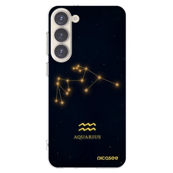 Picasee silikonska prozirna maskica za Samsung Galaxy S23+ 5G - AQUARIUS