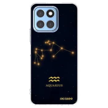 Picasee silikonska prozirna maskica za Honor X8 5G - AQUARIUS