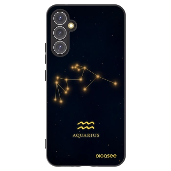 Picasee crna silikonska maskica za Samsung Galaxy A34 5G A346B - AQUARIUS