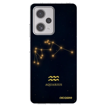 Picasee silikonska prozirna maskica za Xiaomi Redmi Note 12 Pro+ 5G - AQUARIUS