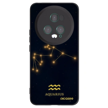 Picasee crna silikonska maskica za Honor Magic5 Pro - AQUARIUS