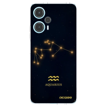 Picasee silikonska prozirna maskica za Xiaomi Poco F5 - AQUARIUS