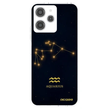 Picasee silikonska prozirna maskica za Xiaomi Redmi 12 4G - AQUARIUS