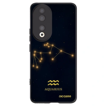 Picasee crna silikonska maskica za Honor 90 5G - AQUARIUS