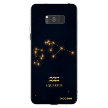 Picasee silikonska prozirna maskica za Samsung Galaxy S8 G950F - AQUARIUS