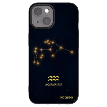 Picasee crna silikonska maskica za Apple iPhone 15 - AQUARIUS