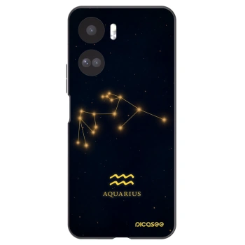 Picasee crna silikonska maskica za Honor 90 Lite 5G - AQUARIUS