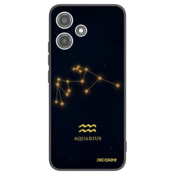 Picasee crna silikonska maskica za Xiaomi Redmi 12 5G - AQUARIUS