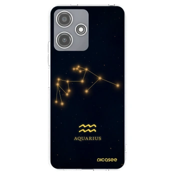 Picasee silikonska prozirna maskica za Xiaomi Redmi 12 5G - AQUARIUS