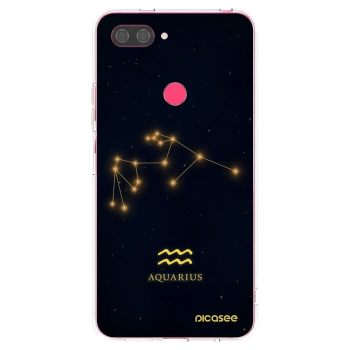 Picasee silikonska prozirna maskica za Xiaomi Mi 8 Lite - AQUARIUS