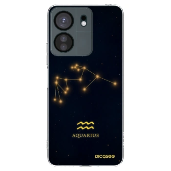 Picasee silikonska prozirna maskica za Xiaomi Redmi 13C 4G - AQUARIUS