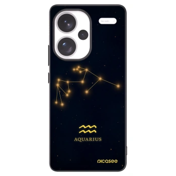 Picasee crna silikonska maskica za Xiaomi Redmi Note 13 Pro+ 5G - AQUARIUS