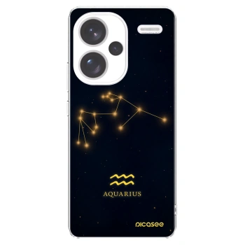 Picasee silikonska prozirna maskica za Xiaomi Redmi Note 13 Pro+ 5G - AQUARIUS