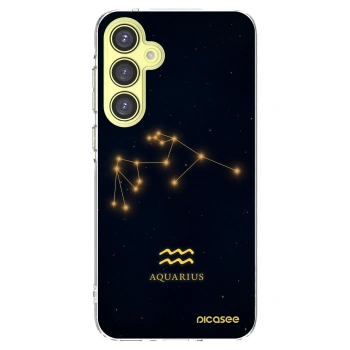 Picasee silikonska prozirna maskica za Samsung Galaxy A35 5G A356B - AQUARIUS