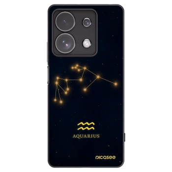 Picasee crna silikonska maskica za Xiaomi Redmi Note 13 Pro 4G - AQUARIUS