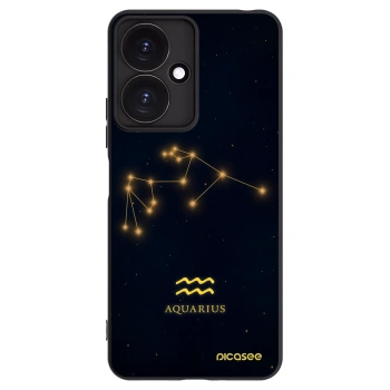 Picasee crna silikonska maskica za Xiaomi Redmi 13C 5G - AQUARIUS