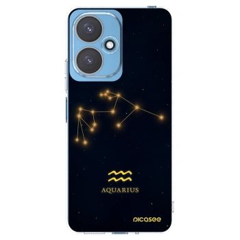 Picasee silikonska prozirna maskica za Xiaomi Redmi 13C 5G - AQUARIUS