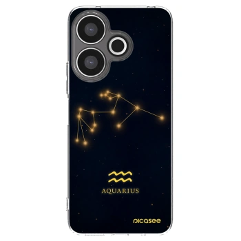 Picasee silikonska prozirna maskica za Xiaomi Redmi 13 4G - AQUARIUS