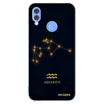 Picasee silikonska prozirna maskica za Huawei P Smart 2019 - AQUARIUS