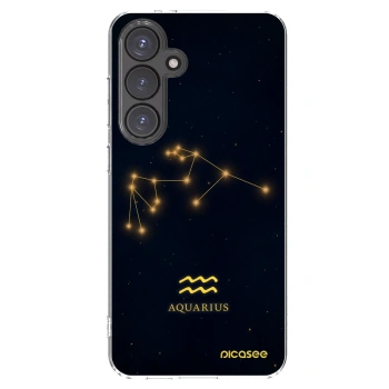 Picasee silikonska prozirna maskica za Samsung Galaxy S24 FE S721B - AQUARIUS