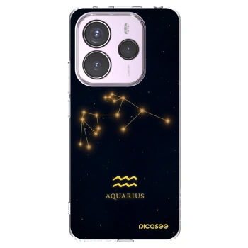 Picasee silikonska prozirna maskica za Xiaomi Redmi Note 14 5G - AQUARIUS