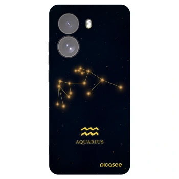 Picasee crna silikonska maskica za Xiaomi Poco X7 - AQUARIUS