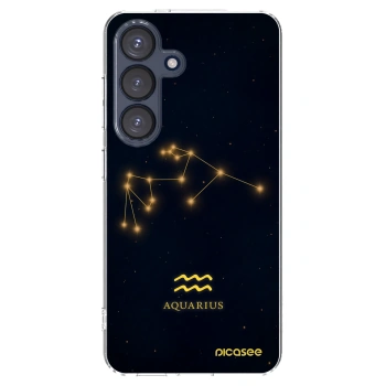 Picasee silikonska prozirna maskica za Samsung Galaxy S25 5G - AQUARIUS